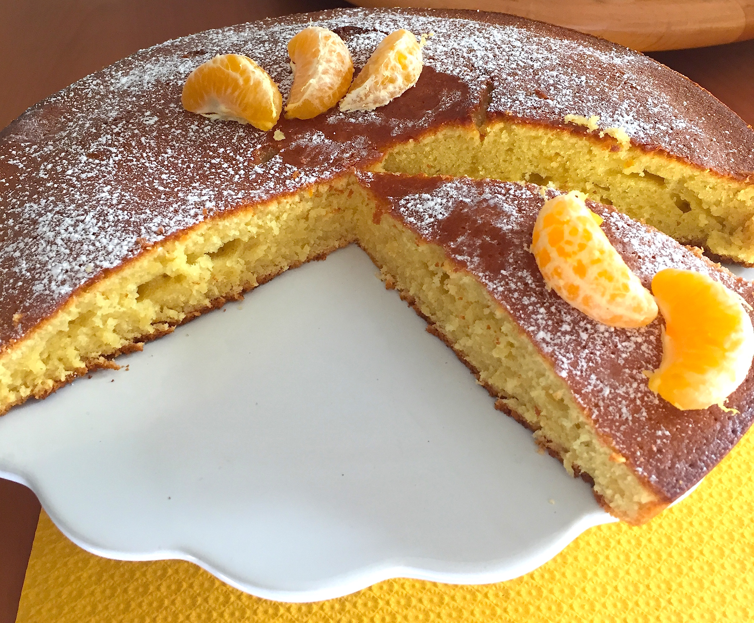 torta al profumo di mandarino tardivo